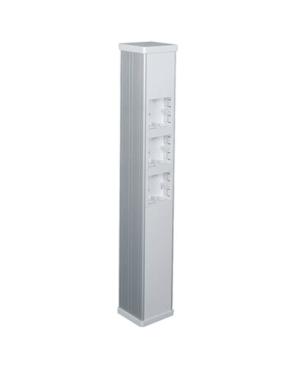 POWER POST DOUBLE SIDED 692mm  6 3x3 ALUM WHT