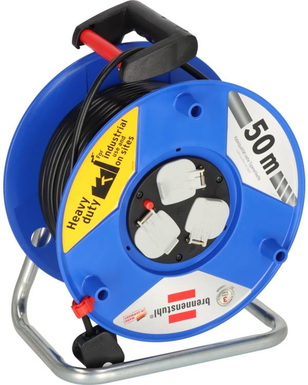 EXTENSION H.D. C/REEL x50m CABLE 3x13A