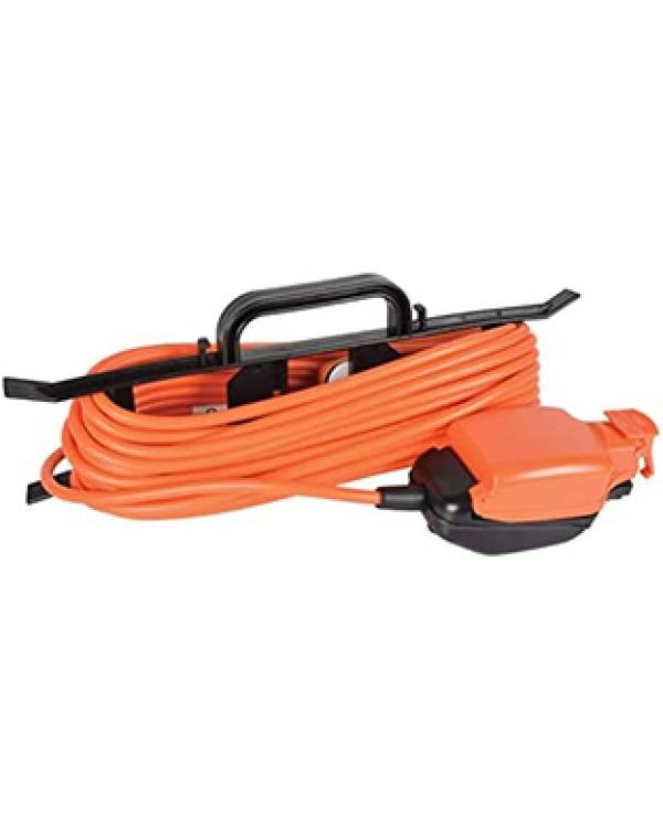 EXTENSION H.D. C/REEL x50m CABLE 4x13A ORANGE