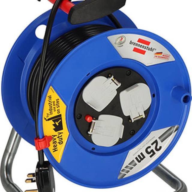 EXTENSION H.D. C/REEL x25m CABLE 3x13A