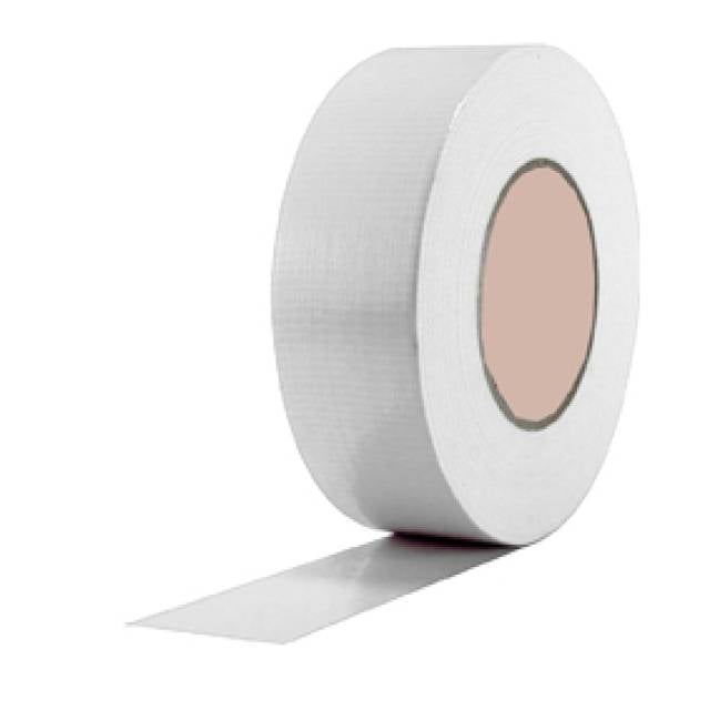 WHITE Waterproof Cloth Tape 50mm x 50mtr (B x 16)