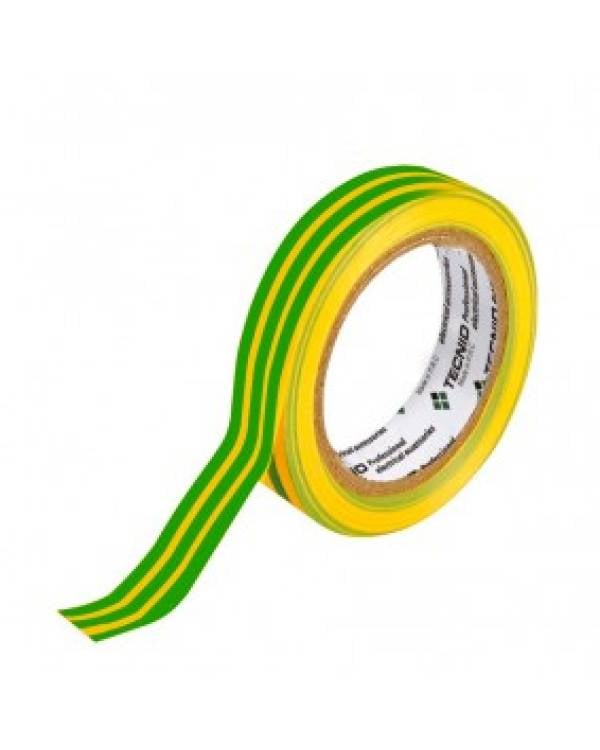 TAPE PVC GRN/YEL 19mm x 10mtr x 0.13mm (B x 80)