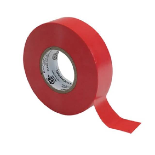 TAPE PVC RED 25mm x 33mtr x 0.18 (B x 36)
