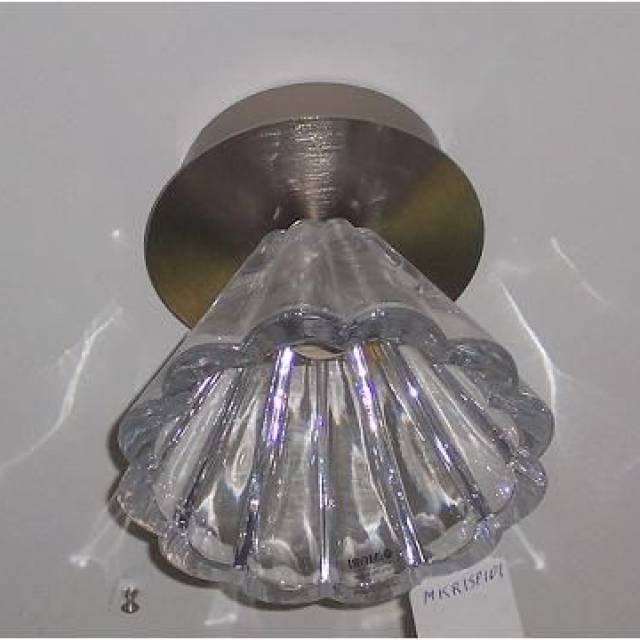 CEILING KRIS 1xG9 60w NICKEL BRUSHE