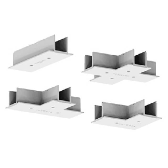 RECESSED COVER FOR L-FEED WHITE