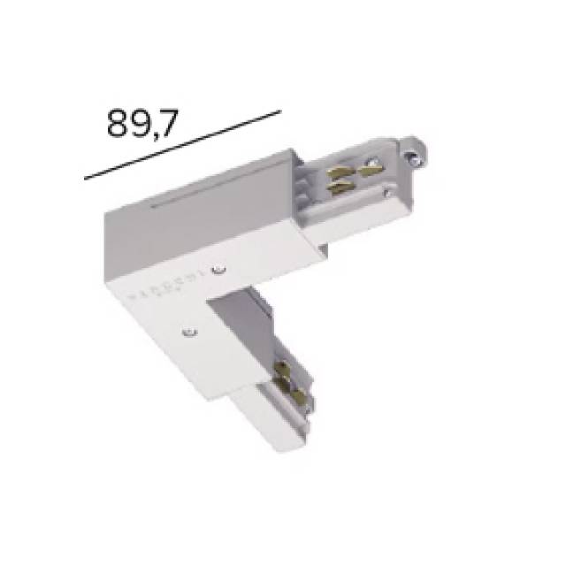 L JOINT INTERNAL POLES WHITE
