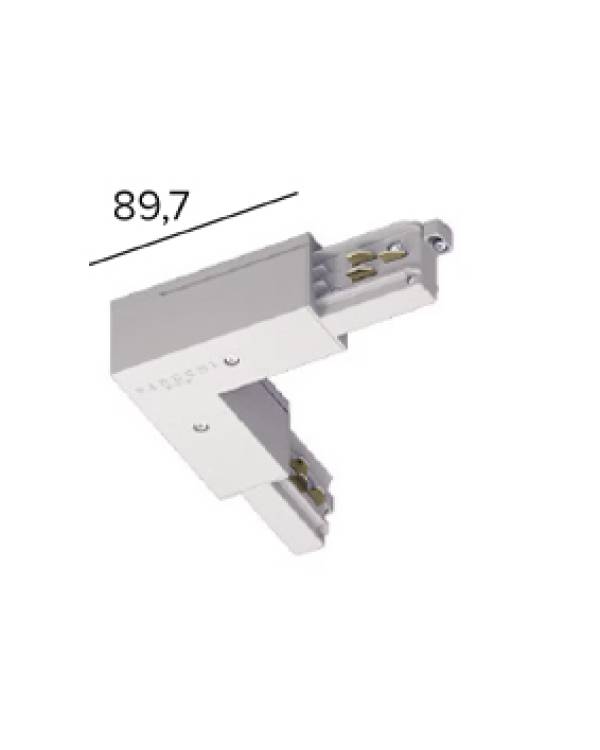 L JOINT INTERNAL POLES WHITE