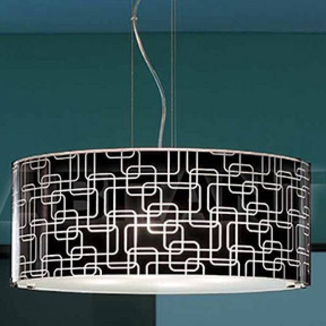 PENDANT SIXTY 3xE27 75w DIA 500 BLK