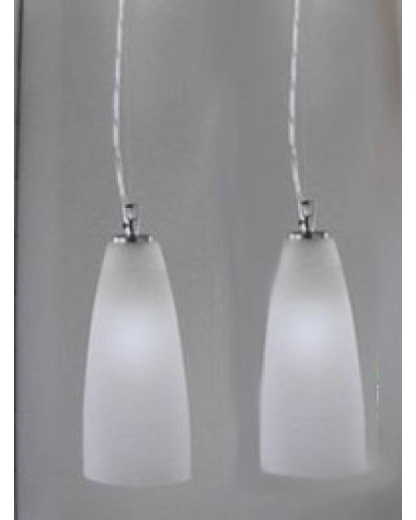 PEND x2 FLUTE 2 E27 2x60w SATIN GL