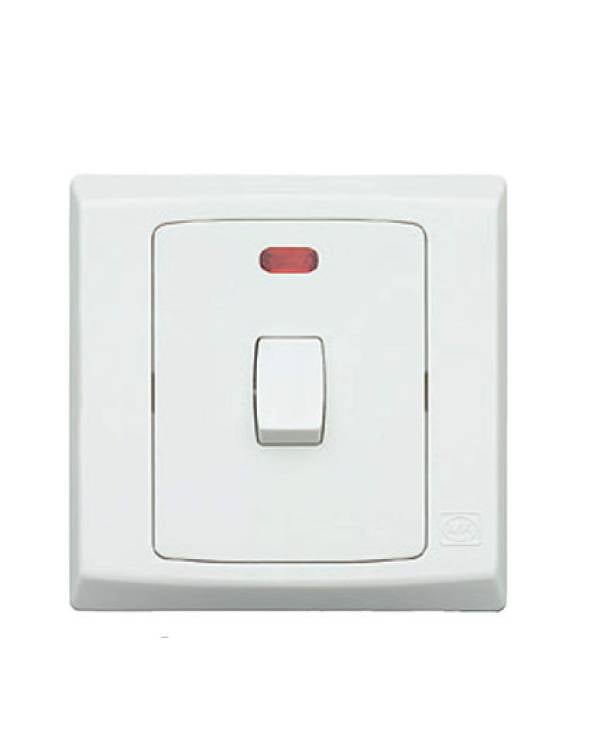 SLIMLINE PLUS MK SWITCH FLUSH 20A DP 3x3 (Bx10)
