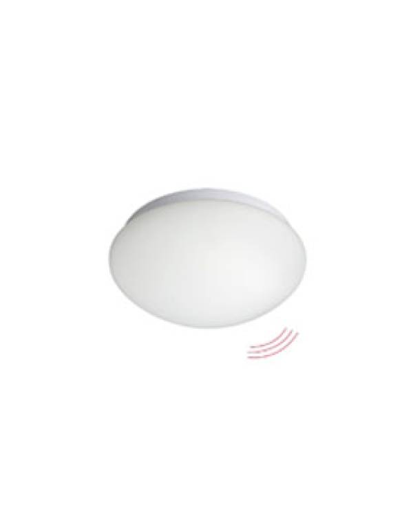 IP20 RND B/HD 1XE27 W/MICROWAVE SENSOR WHT