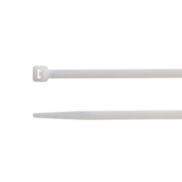 CABLE TIES NYLON WHITE 390 x 4.8mm (Bx100)