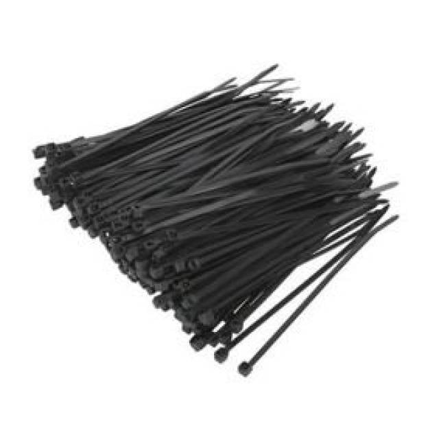 CABLE TIES NYLON BLACK 540 x 7.6mm (Bx100)
