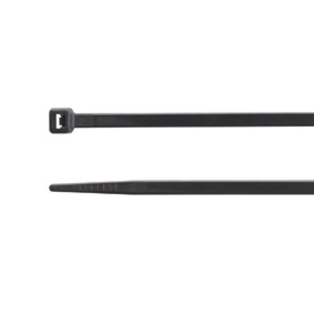 CABLE TIES NYLON BLACK 750 x 7.6mm (Bx100)