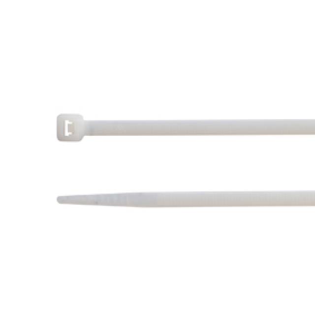 CABLE TIES NYLON WHITE 160 x 2.5mm (Bx100)