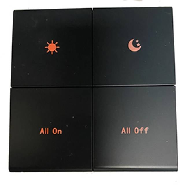 BROADWAY BLACK SW SCENE SWITCH ZIGBEE