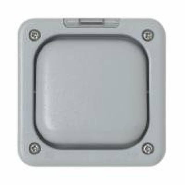 10A IP66 1G 2W SWITCH GRY