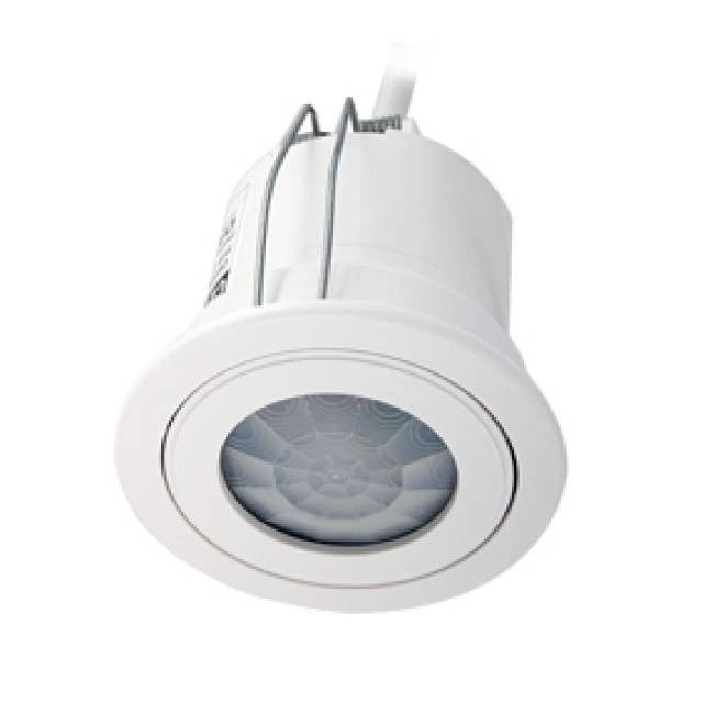 PIR CEILING FLUSH SENSOR SEALED 360DEG 6A