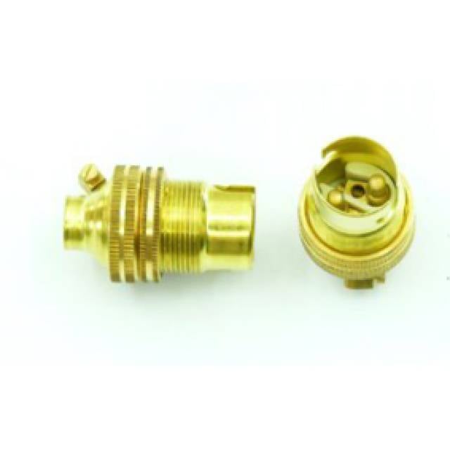 B15 BRASS HOLD. W/RING 10mm EARTHD (Bx10)