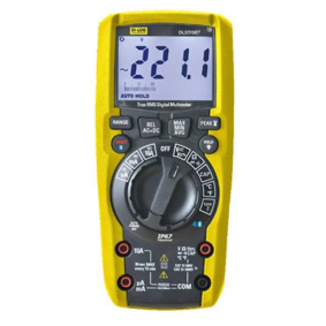 DIG. MULTIMETER 1000V AC/DC TRMS AUTO R. w/bluetoo