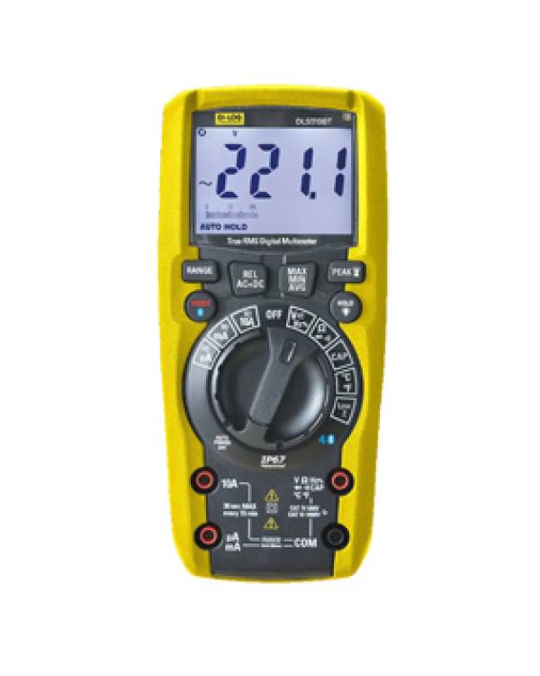 DIG. MULTIMETER 1000V AC/DC TRMS AUTO R. w/bluetoo