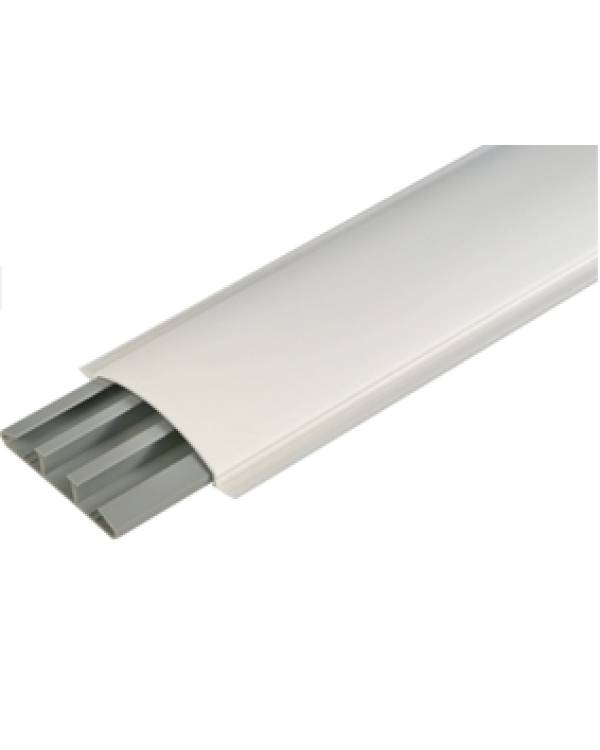 FLOOR CABLE PROTEC LRG WHT PVC 75 x 17mm Lx2m