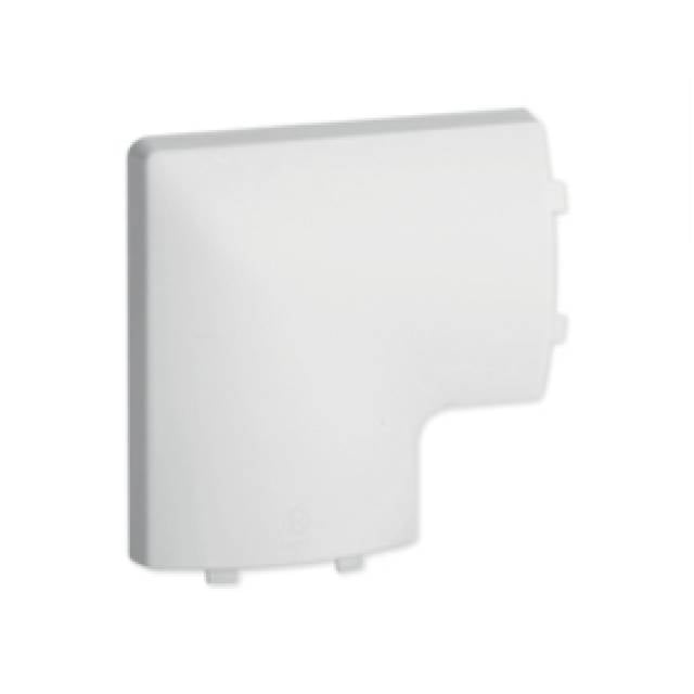 FLAT ANGLE F/FLOOR CABLE PROT WHT