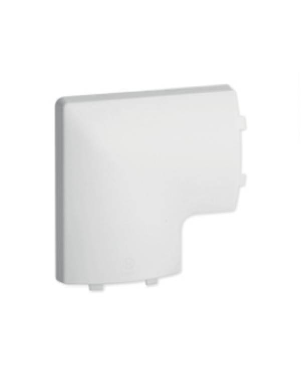 FLAT ANGLE F/FLOOR CABLE PROT WHT
