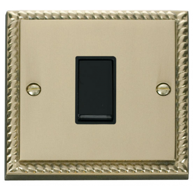 GEORGIAN BELL PUSH BLK INS (Bx10)