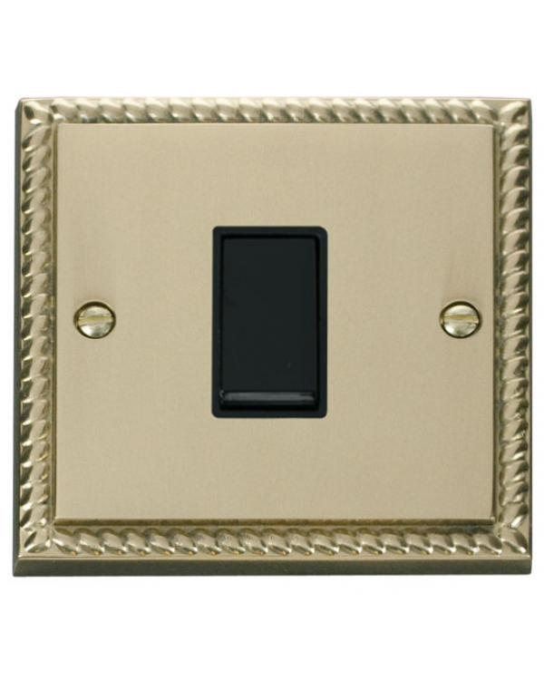 GEORGIAN BELL PUSH BLK INS (Bx10)