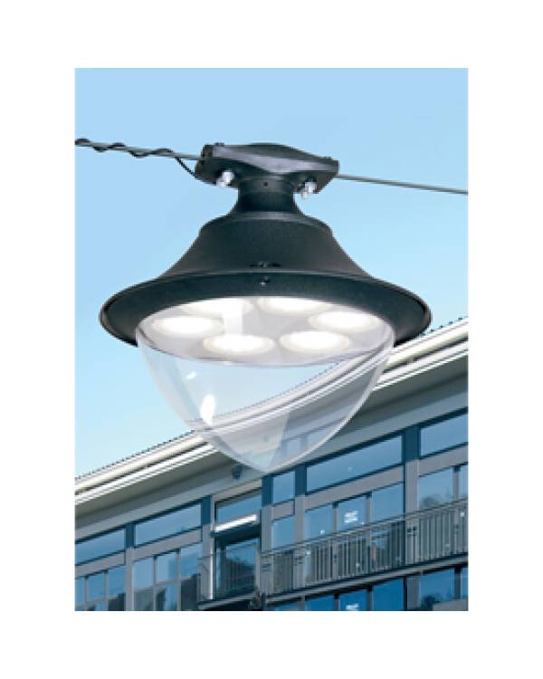 MARIO/VIVI 400 MID STR GX53 60w LED GRY/CLR IP65