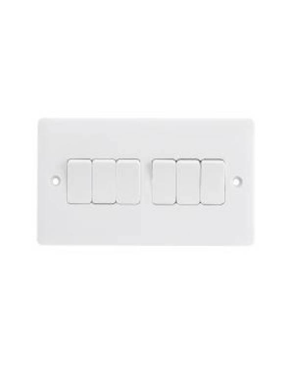 PROFILE+ WHITE SW FL 6G 2W 6X4