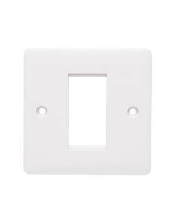PROFILE+ WHITE 1G 1Mod EURO PLATE 25x50