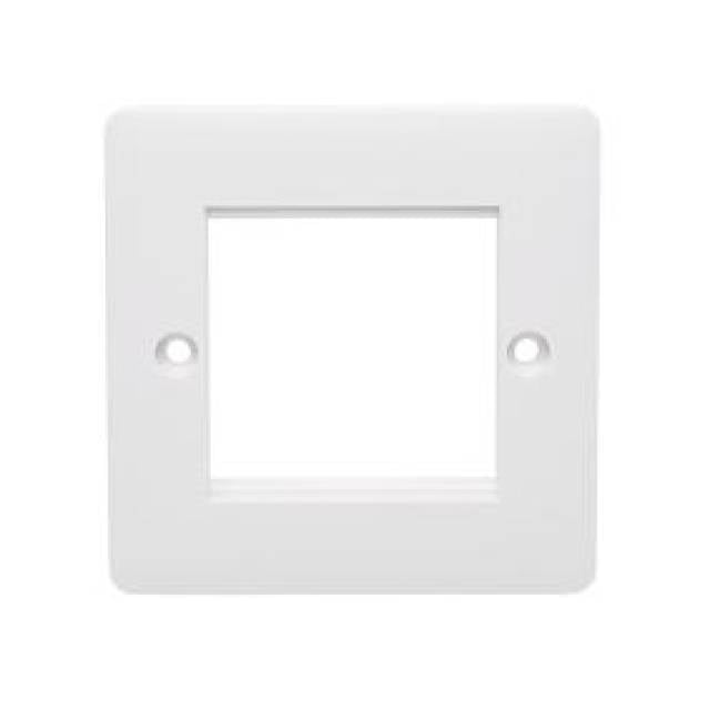 PROFILE+ WHITE 1G 2Mod EURO PLATE 50x50