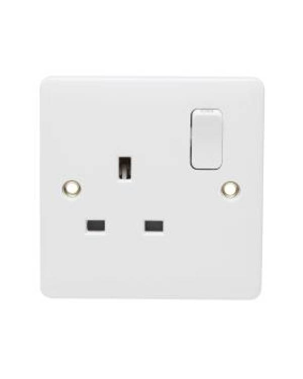 PROFILE+ WHITE 13A DP SW SOCKET 1G