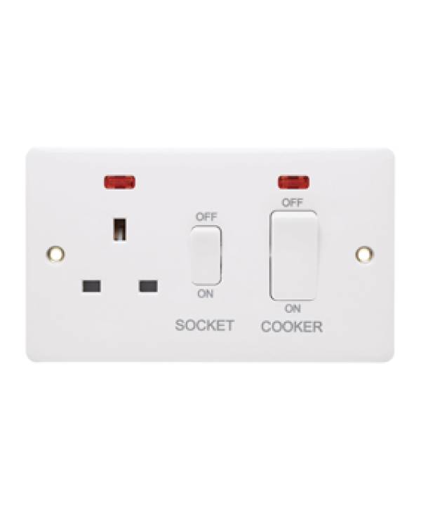PROFILE+ WHITE COOKER UNIT HORIZ. NEON 45A WHT RKR