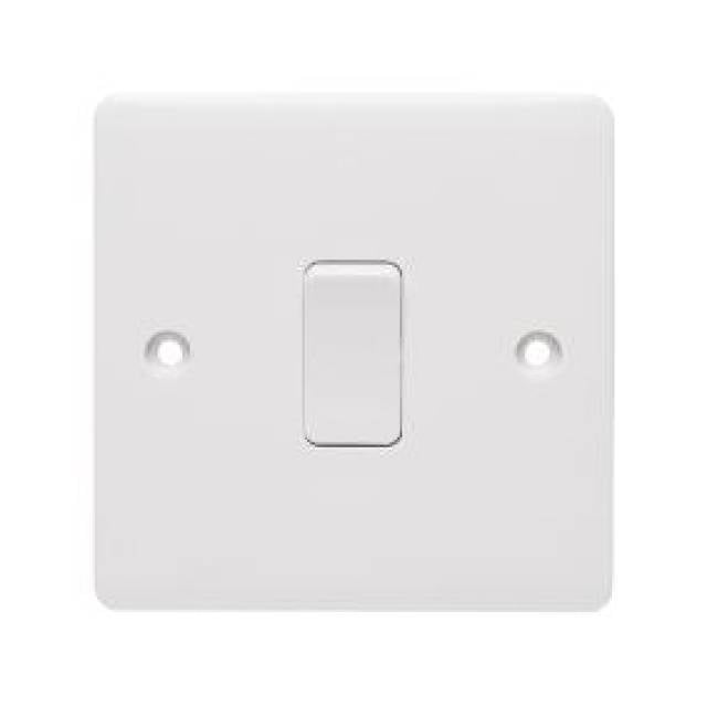 PROFILE+ WHITE SW FL 1G 2W