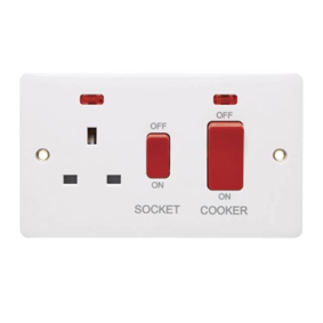 PROFILE+ WHITE COOKER UNIT HORIZ. NEON 45A RED RKR