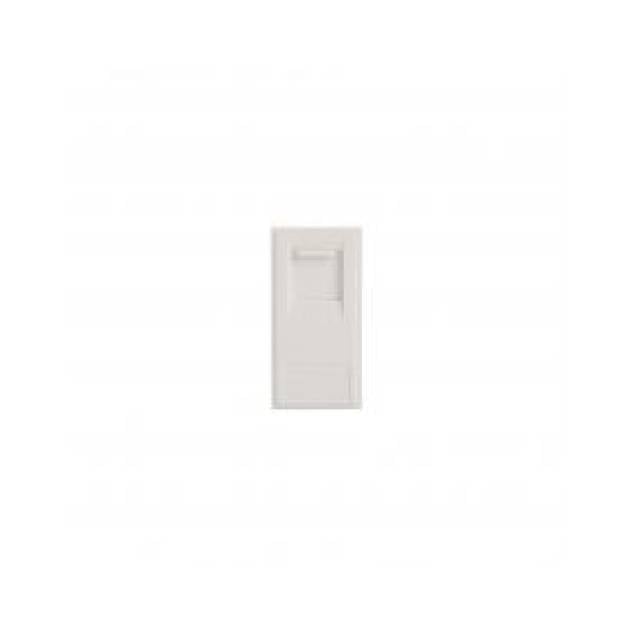PROFILE+ WHITE CAT5e RJ45 25x50 MODULE