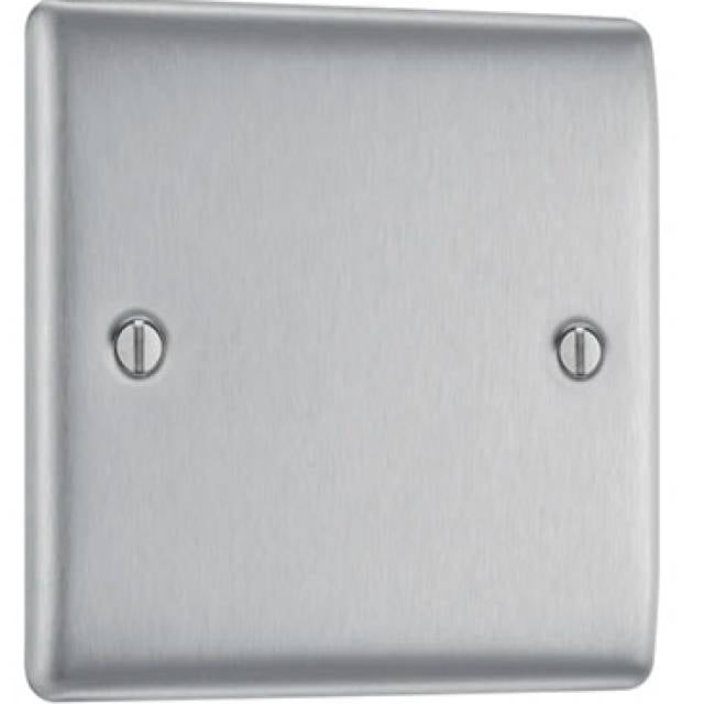 NEXUS MTL BLANK PLATE 1G BR STL (Bx5)
