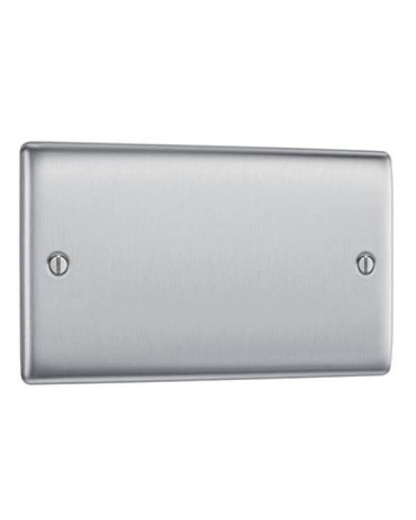 NEXUS MTL BLANK PLATE 2G BR STL (Bx5)
